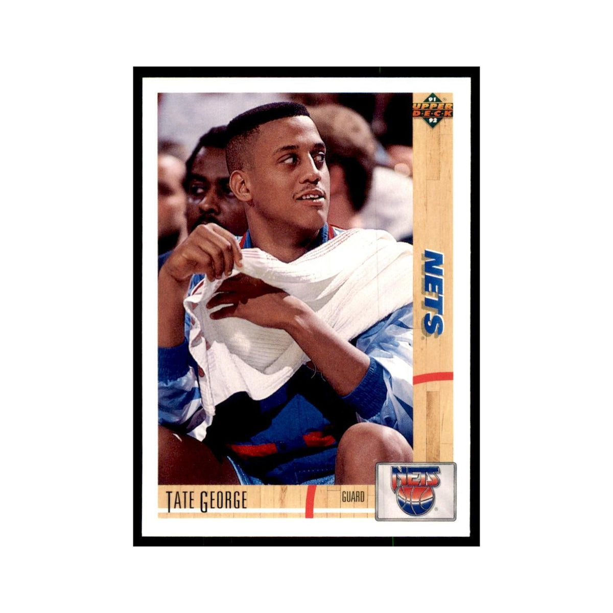 1991 Upper Deck Tate George Basketball Cards #336