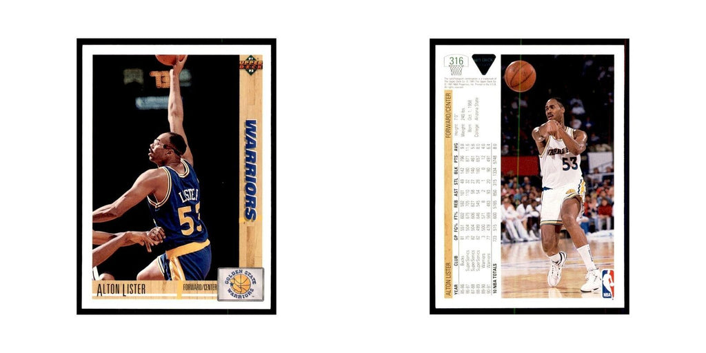 1991 Upper Deck Alton Lister Basketball Cards #316