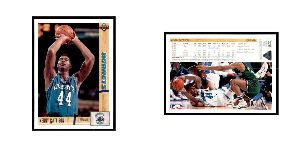 1991 Upper Deck Kenny Gattison Basketball Cards #329