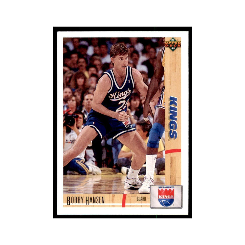 1991 Upper Deck Bobby Hansen Basketball Cards #318