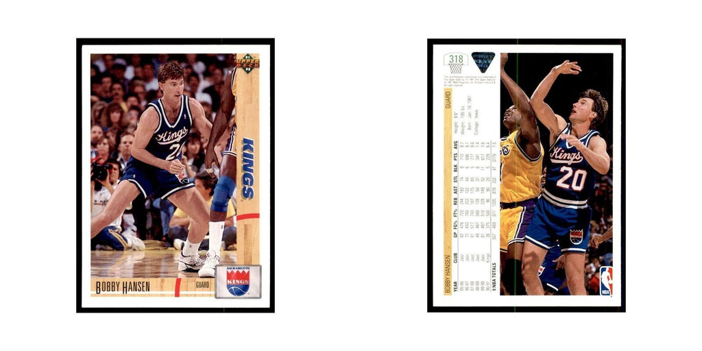 1991 Upper Deck Bobby Hansen Basketball Cards #318
