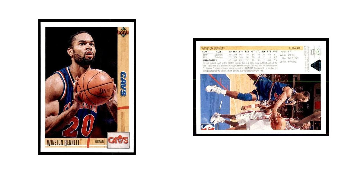 1991 Upper Deck Winston Bennett Basketball Cards #247