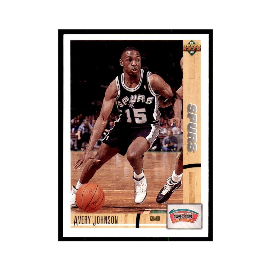 1991 Upper Deck Avery Johnson Basketball Cards #394