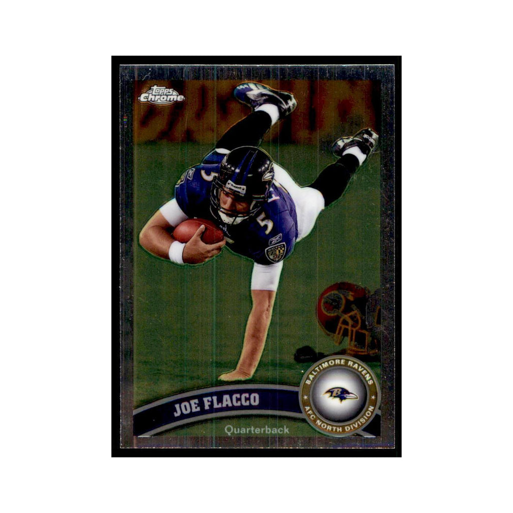 2011 Topps Chrome Joe Flacco Football Cards #95