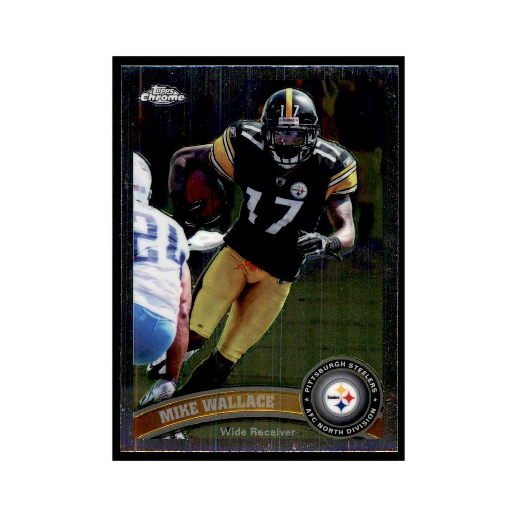 2011 Topps Chrome Mike Wallace Football Cards #133