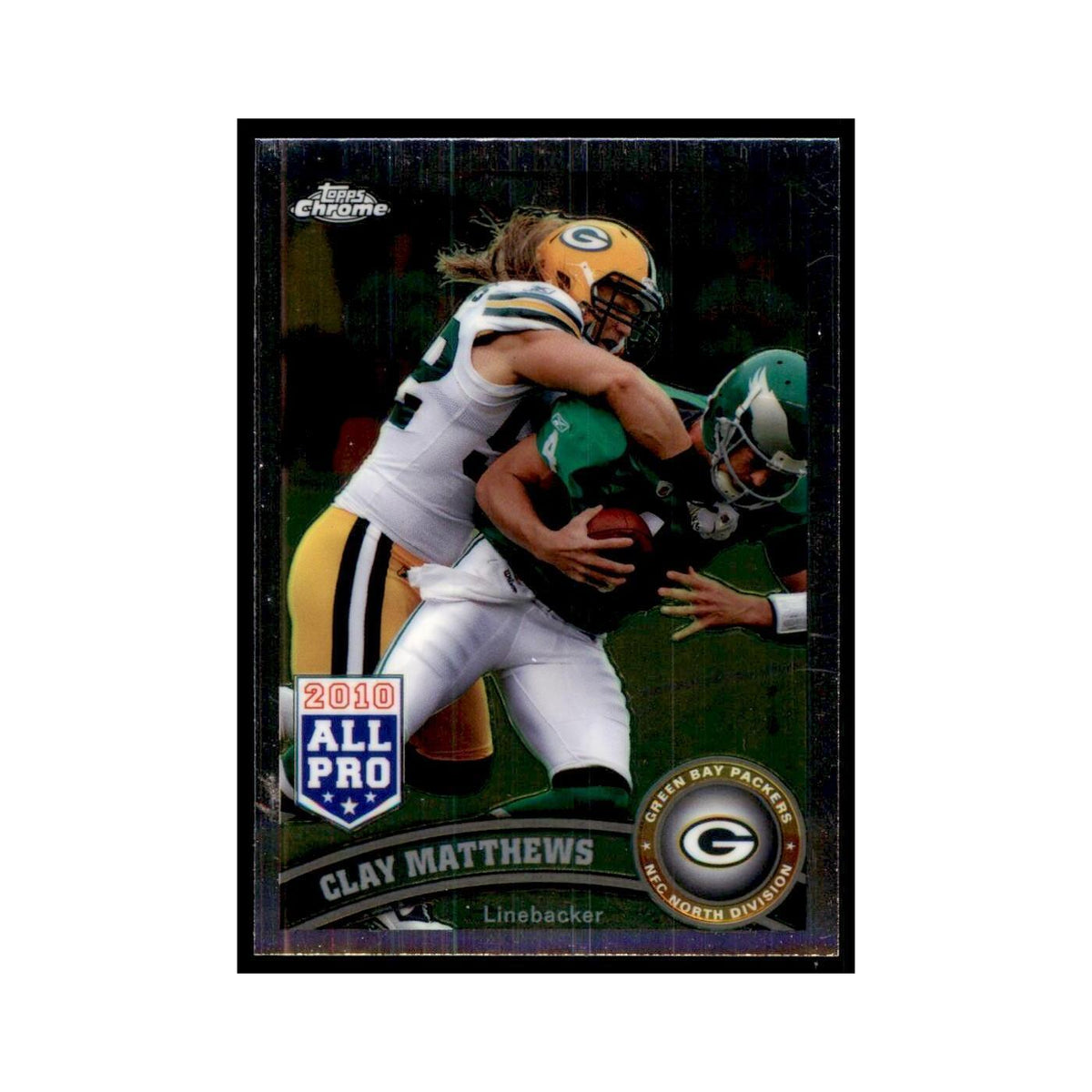 2011 Topps Chrome Clay Matthews Football Cards #155