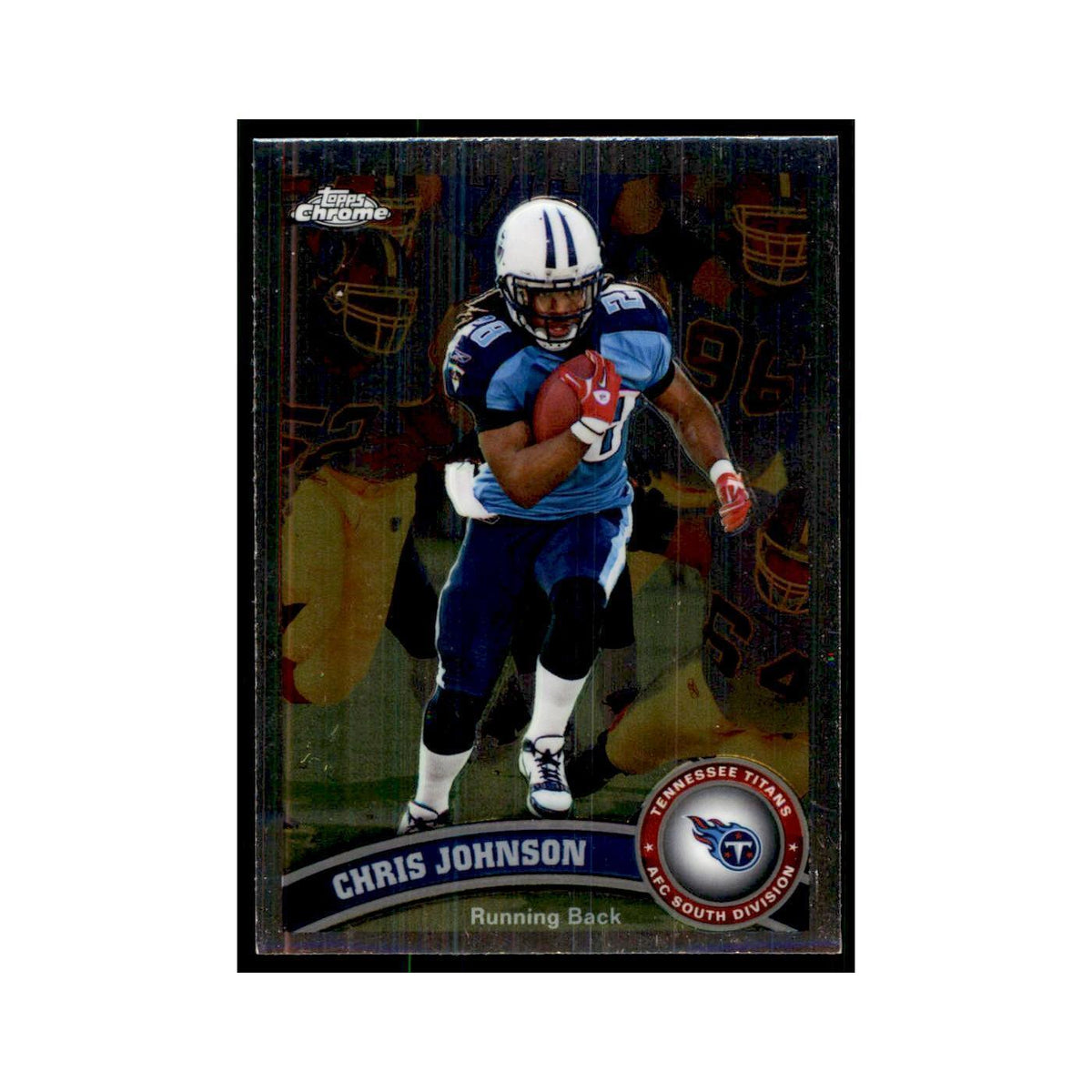 2011 Topps Chrome Chris Johnson Football Cards #30