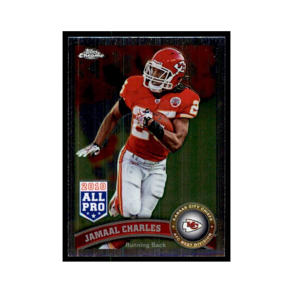 2011 Topps Chrome Jamaal Charles Football Cards #73