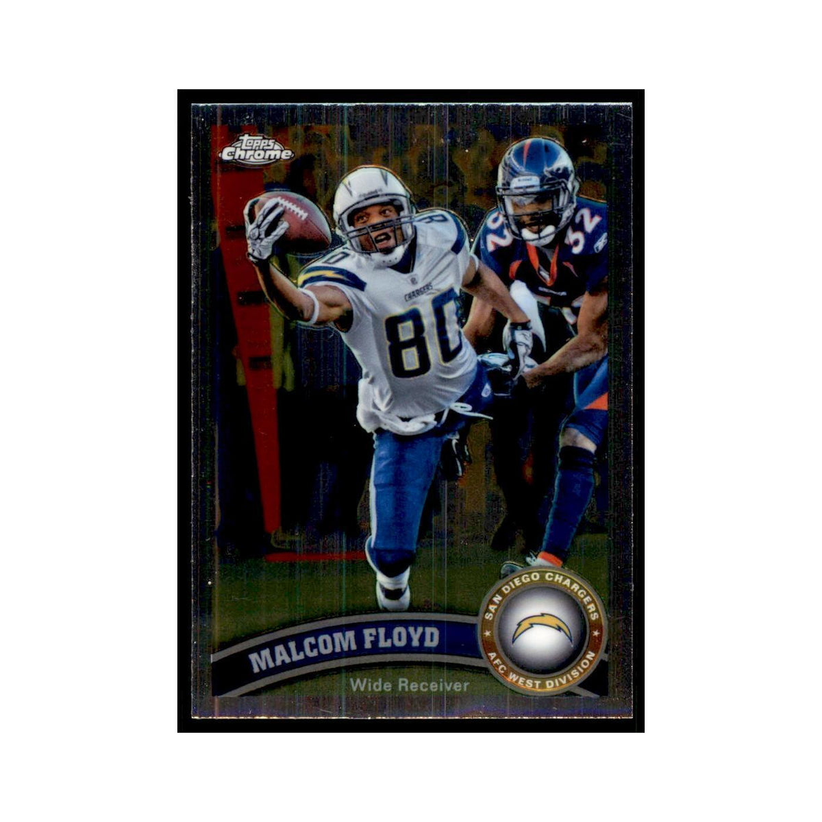 2011 Topps Chrome Malcom Floyd Football Cards #139