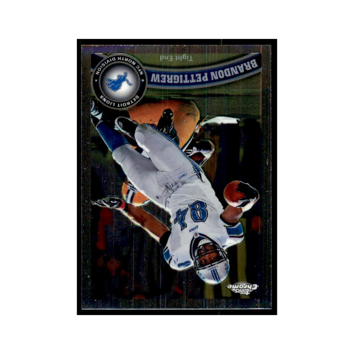 2011 Topps Chrome Brandon Pettigrew Football Cards #49