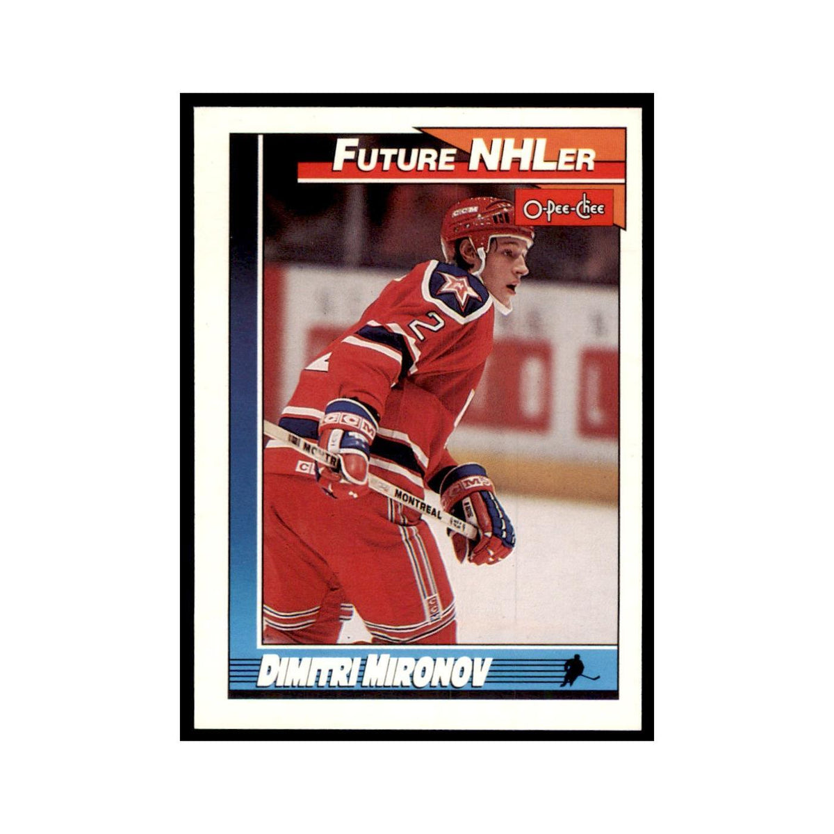 Dmitri Mironov 1991 O-Pee-Chee #515 Toronto Maple Leafs Hockey Card NM