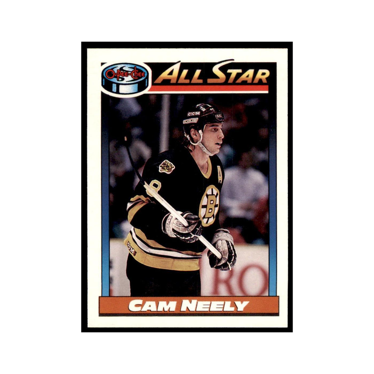 Cam Neely 1991 O-Pee-Chee #266 Boston Bruins Hockey Card NM
