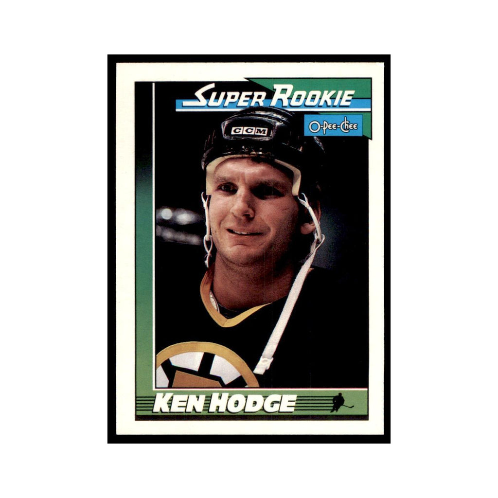 Ken Hodge 1991 O-Pee-Chee #5 Boston Bruins Hockey Card NM