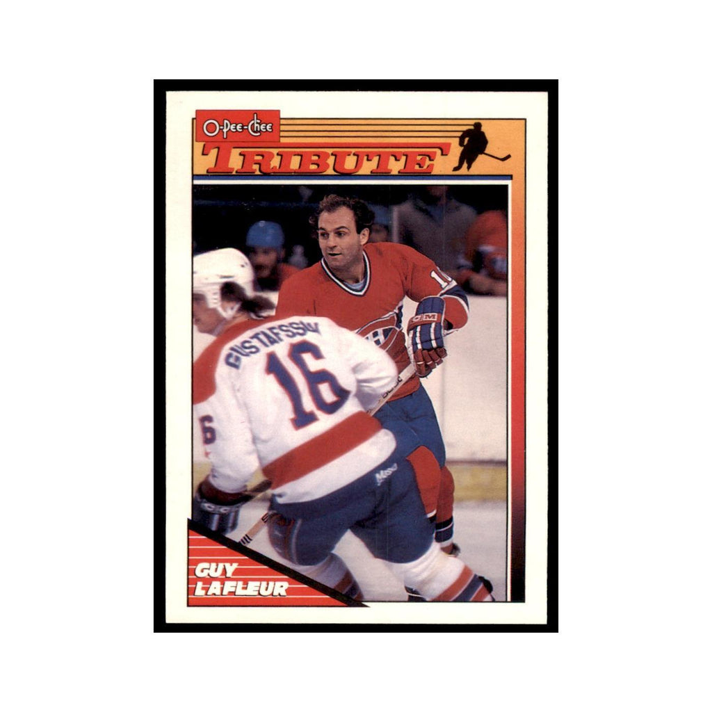 Guy Lafleur 1991 O-Pee-Chee #1 Montreal Canadiens Hockey Card NM