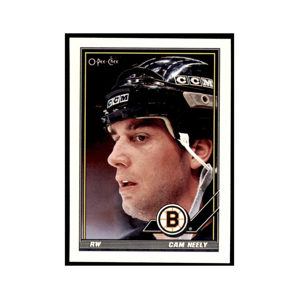 Cam Neely 1991 O-Pee-Chee #192 Boston Bruins Hockey Card NM
