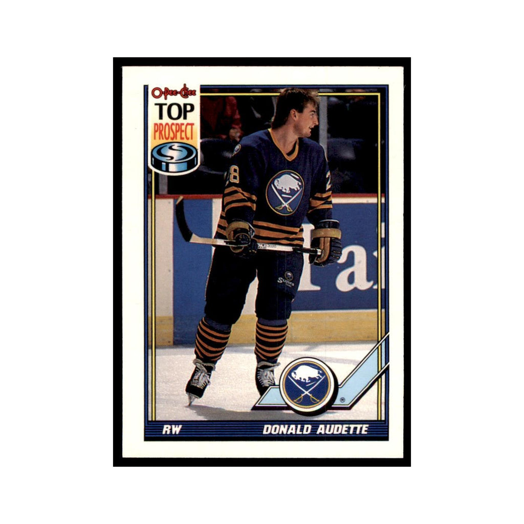 Donald Audette 1991 O-Pee-Chee #273 Buffalo Sabres Hockey Card NM