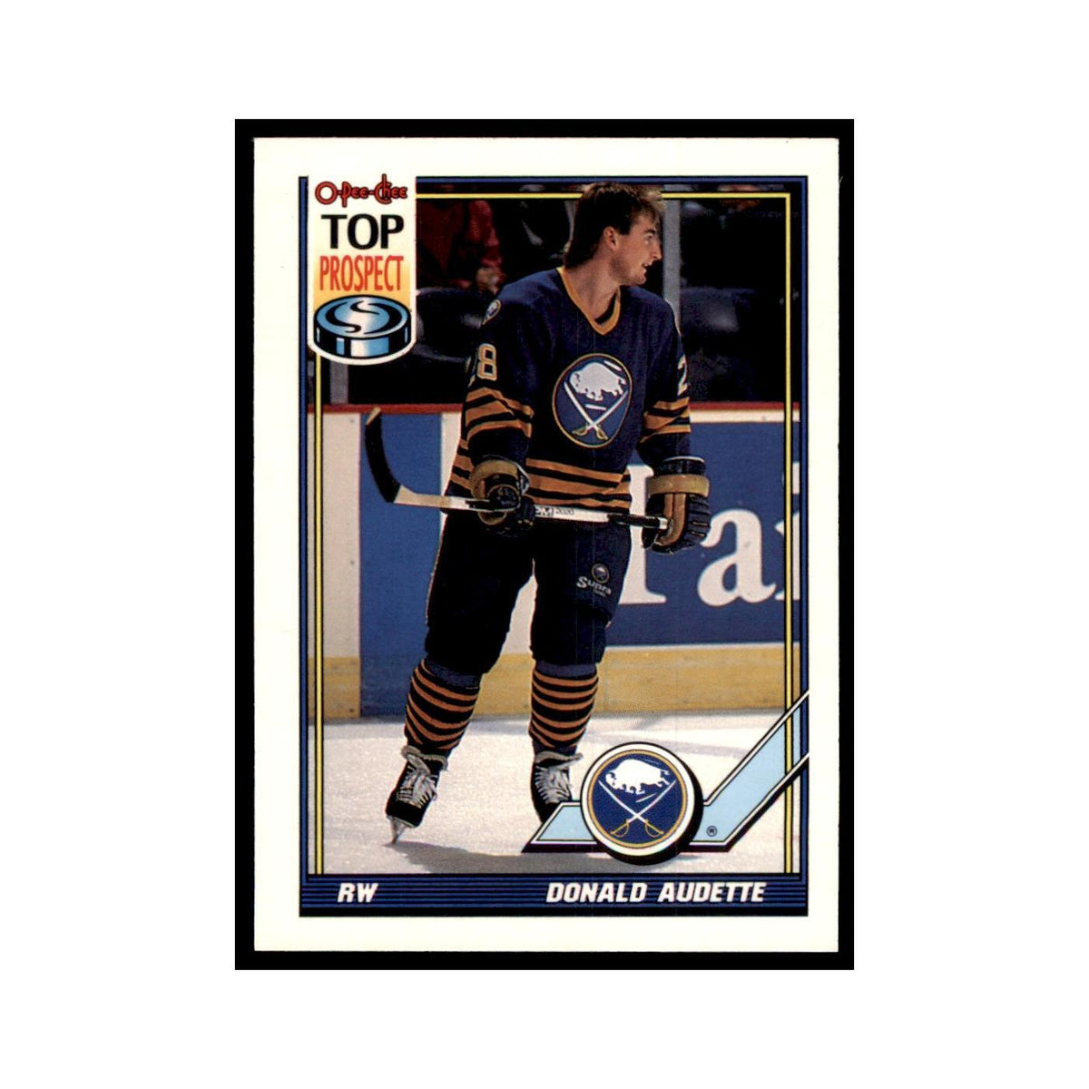 Donald Audette 1991 O-Pee-Chee #273 Buffalo Sabres Hockey Card NM