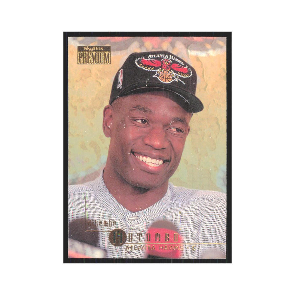 Dikembe Mutombo 1996 SkyBox Premium #4 Atlanta Hawks Basketball Card NM