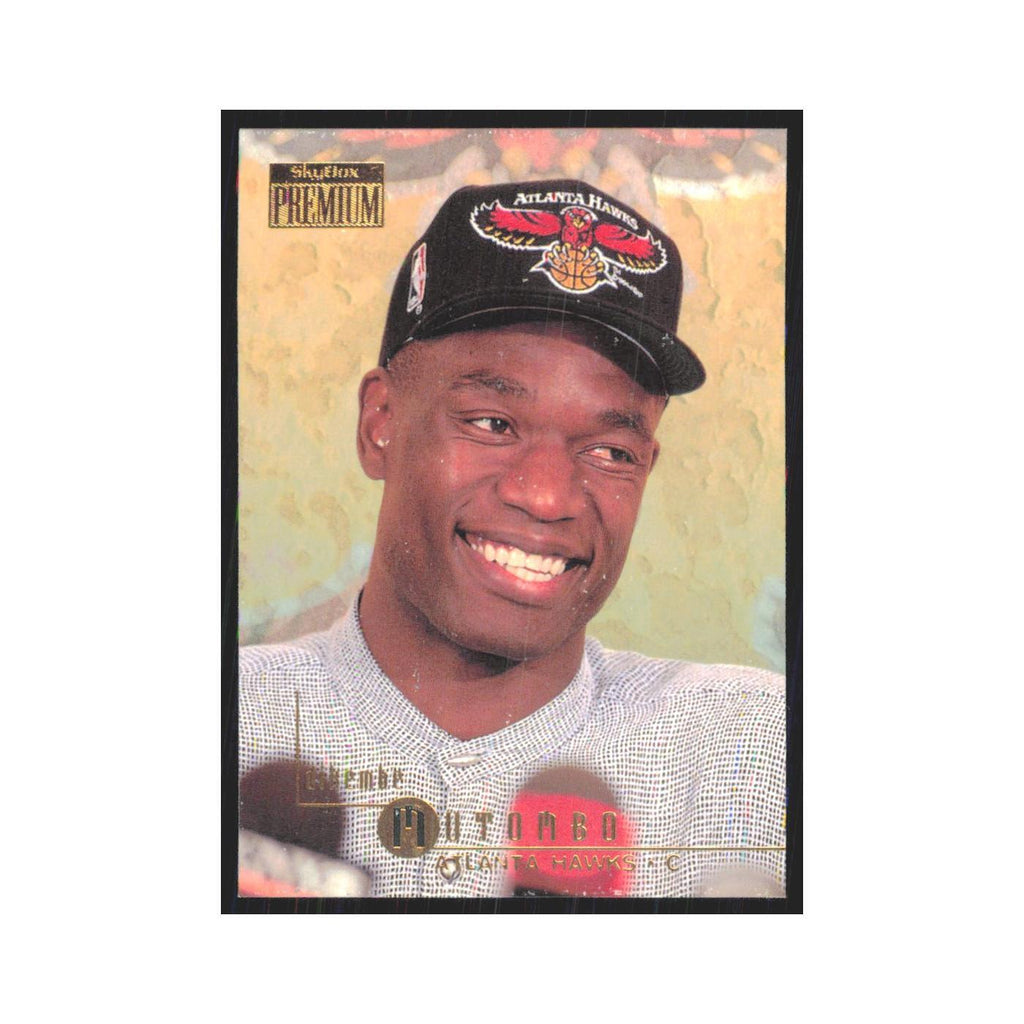 Dikembe Mutombo 1996 SkyBox Premium #4 Atlanta Hawks Basketball Card NM