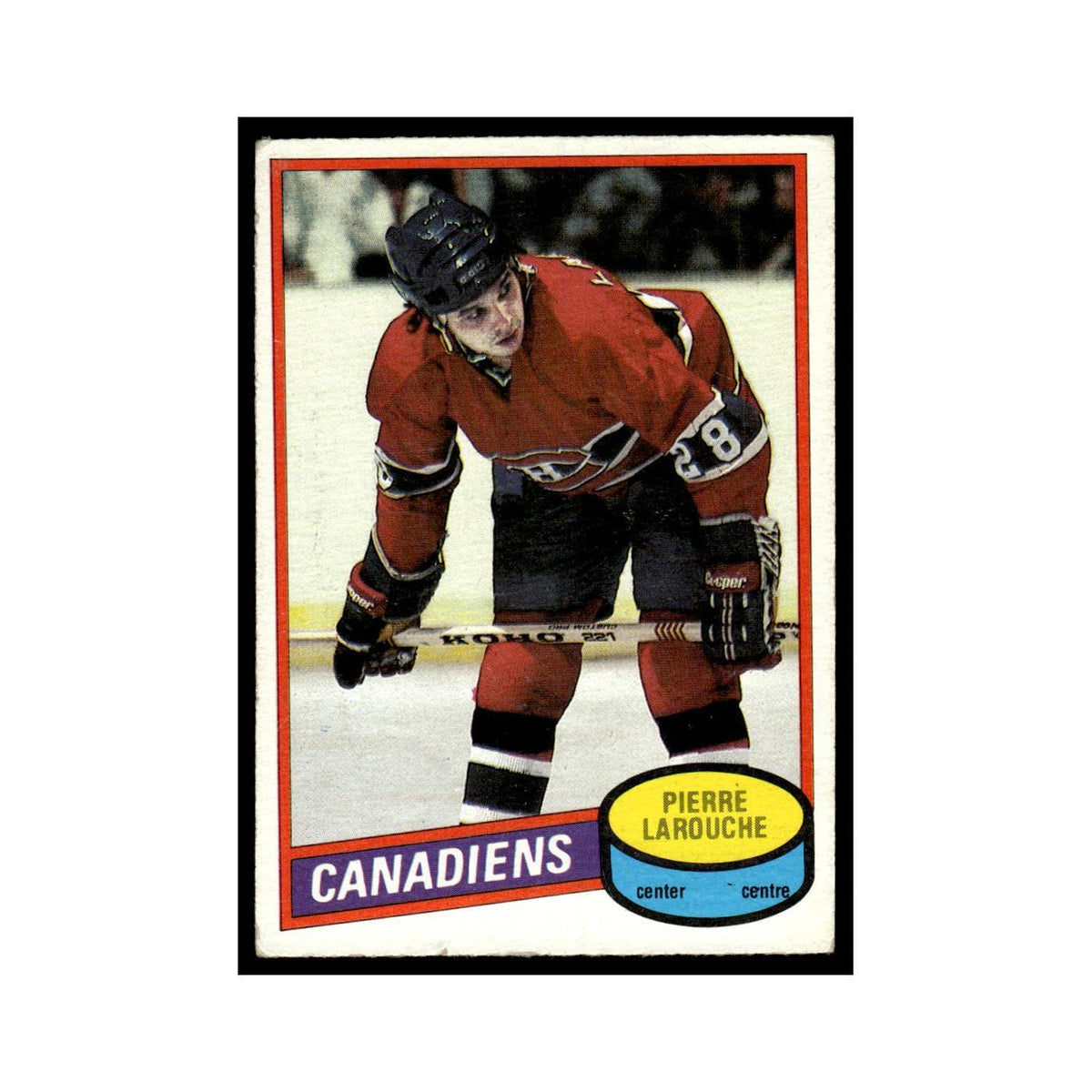 Pierre Larouche 1980 O-Pee-Chee #151 Montreal Canadiens Hockey Card VG