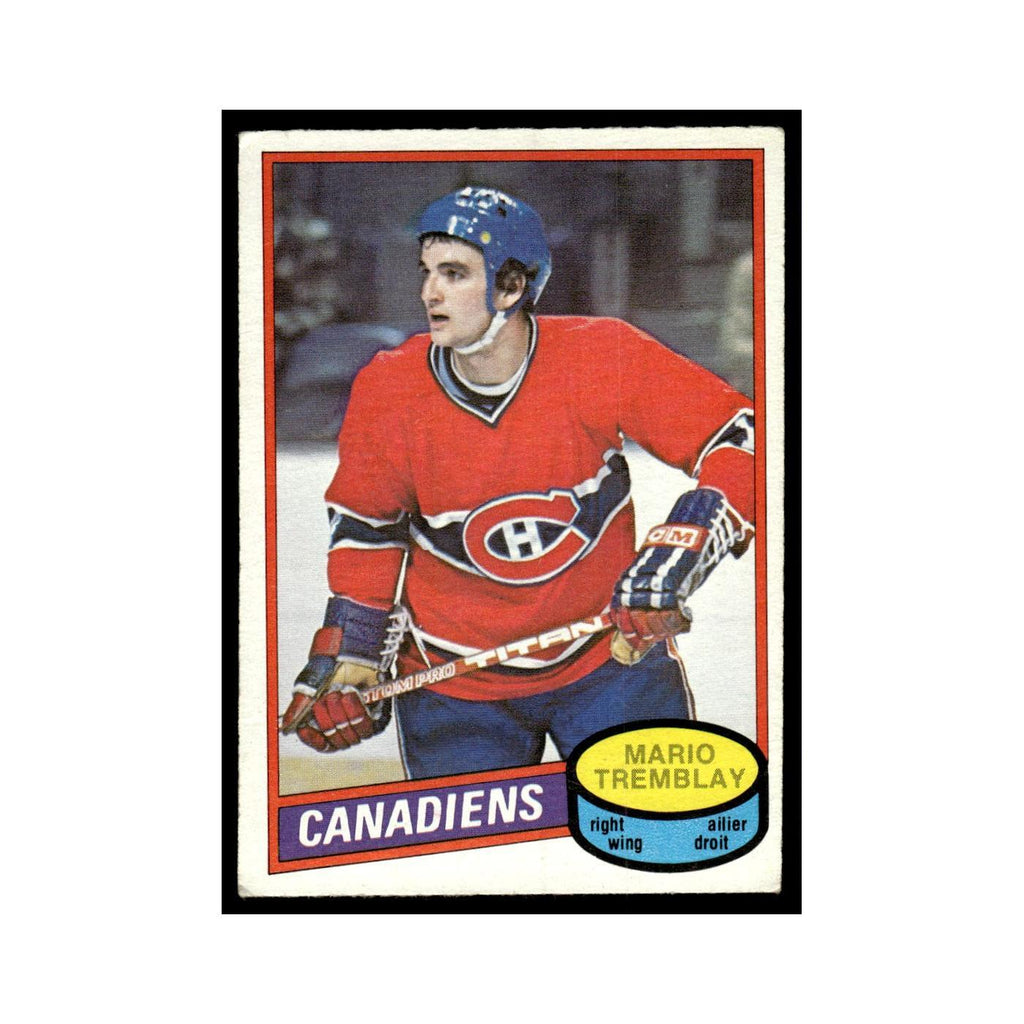 Mario Tremblay 1980 O-Pee-Chee #297 Montreal Canadiens Hockey Card VG