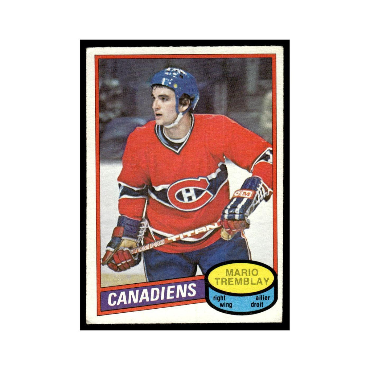 Mario Tremblay 1980 O-Pee-Chee #297 Montreal Canadiens Hockey Card VG