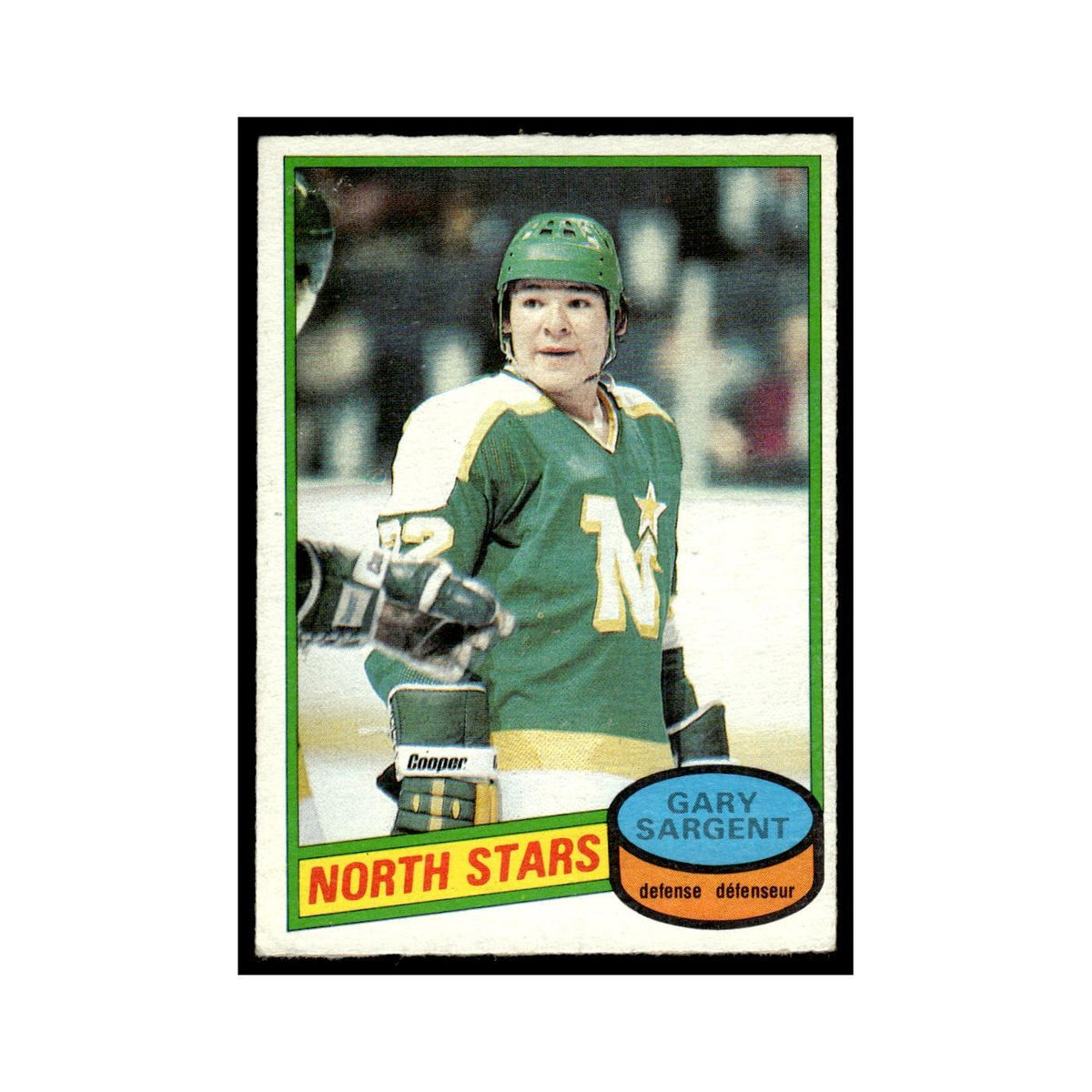 Gary Sargent 1980 O-Pee-Chee #237 Minnesota North Stars Hockey Card VG
