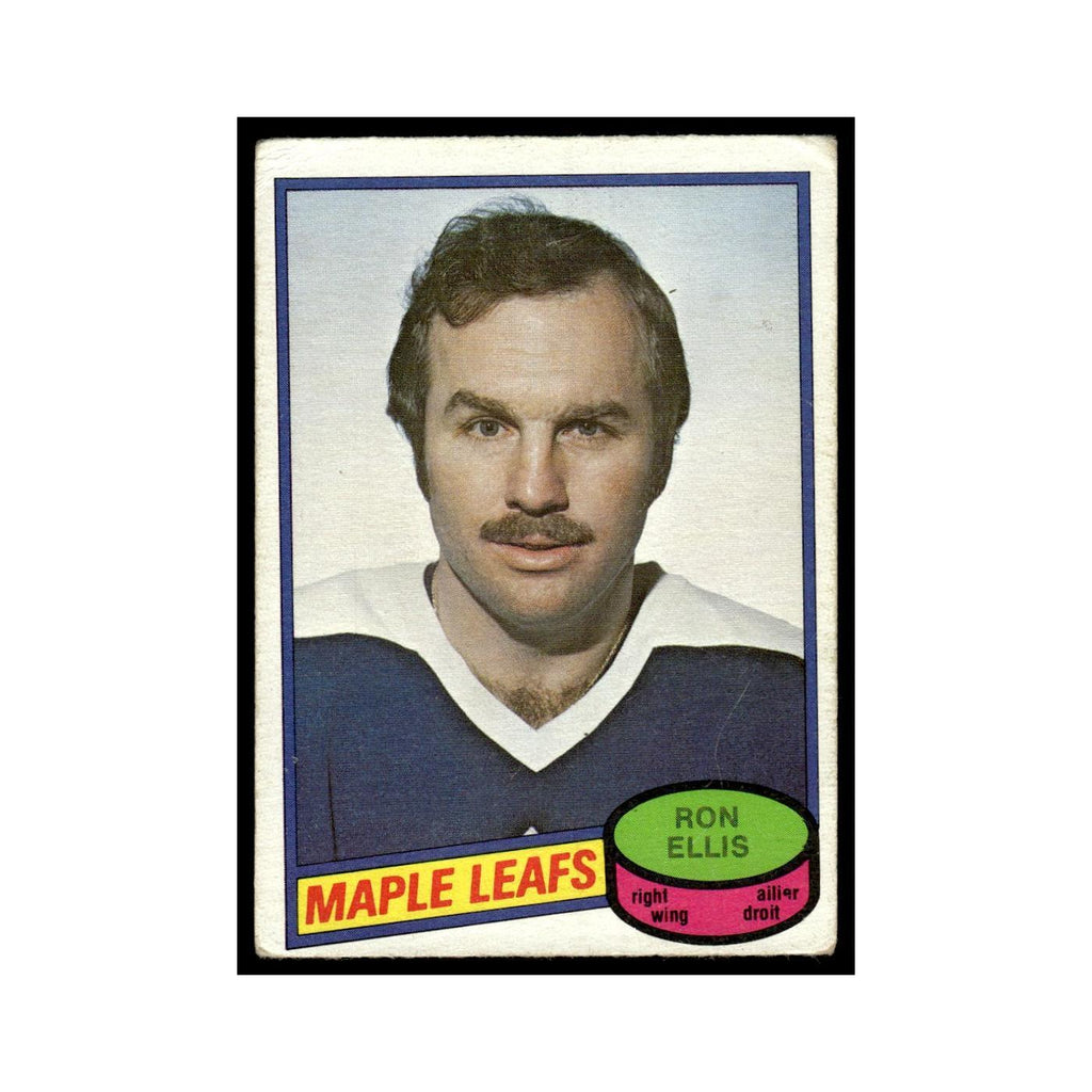 Ron Ellis 1980 O-Pee-Chee #329 Toronto Maple Leafs Hockey Card VG