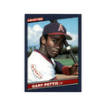 Gary Pettis 1986 Leaf #84 California Angels Baseball Card NM