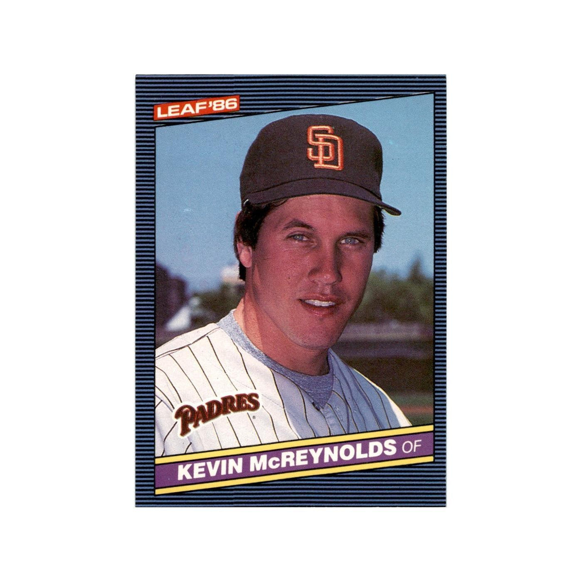 Kevin McReynolds 1986 Leaf #76 San Diego Padres Baseball Card NM