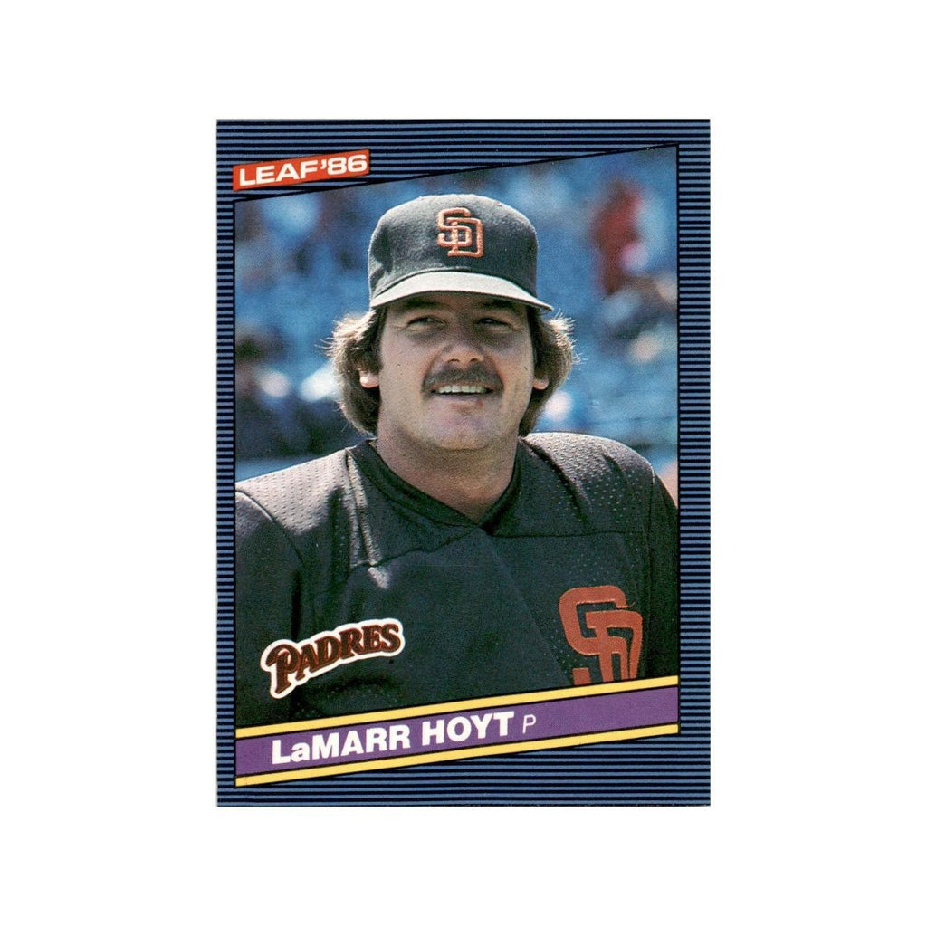 LaMarr Hoyt 1986 Leaf #61 San Diego Padres Baseball Card NM