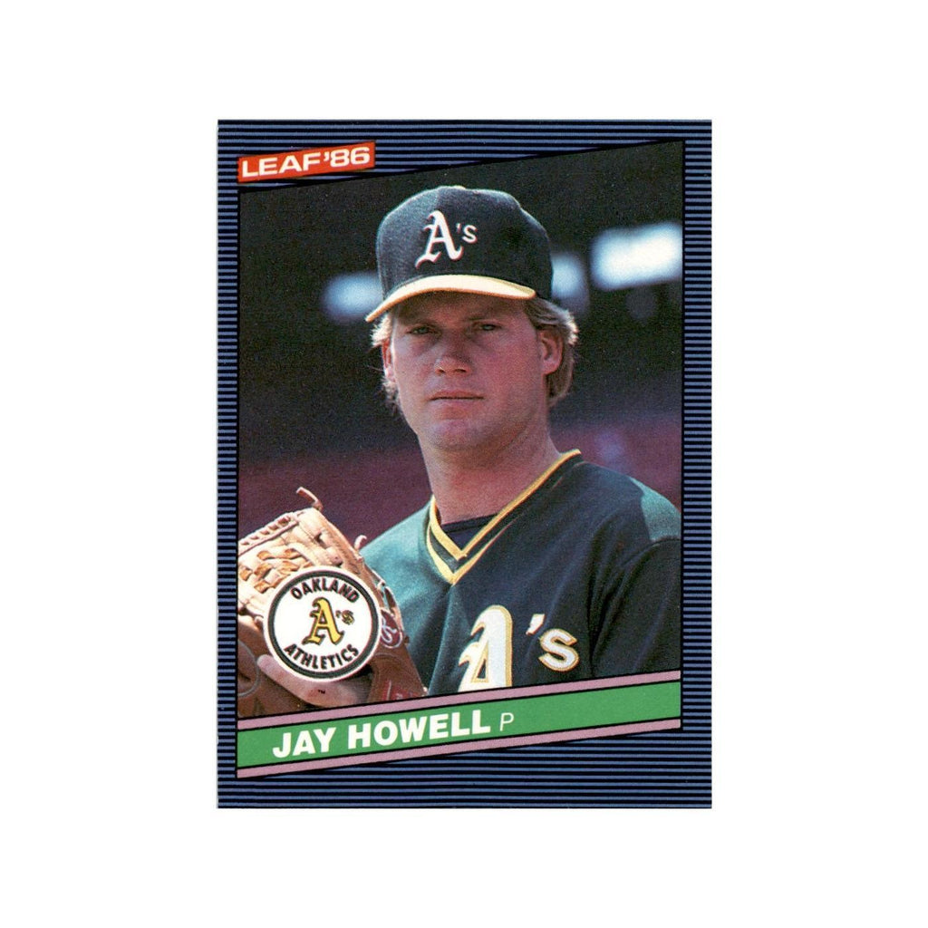 Jay Howell 1986 Leaf #100 Oakland Athletics Baseball Card NM