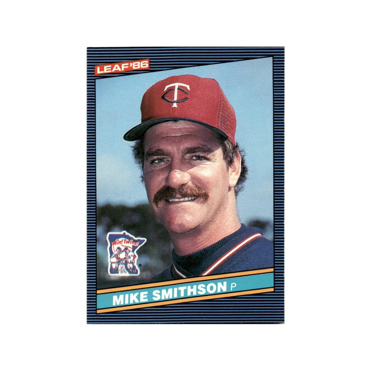 Mike Smithson 1986 Leaf #73 Minnesota Twins Baseball Card NM