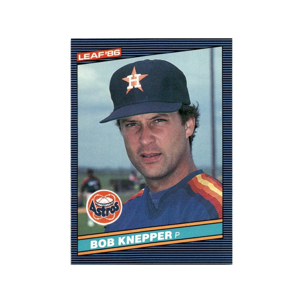 Bob Knepper 1986 Leaf #90 Houston Astros Baseball Card NM