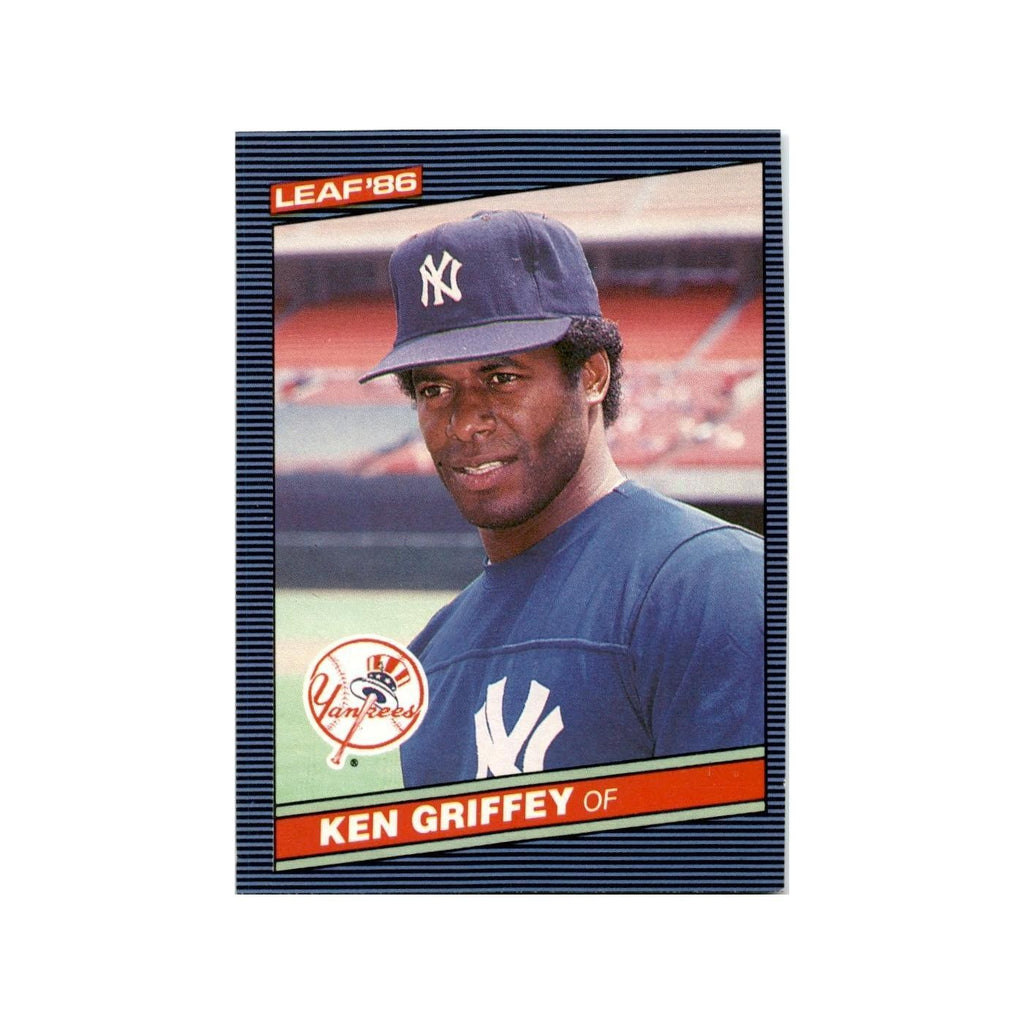 Ken Griffey 1986 Leaf #48 New York Yankees Baseball Card NM