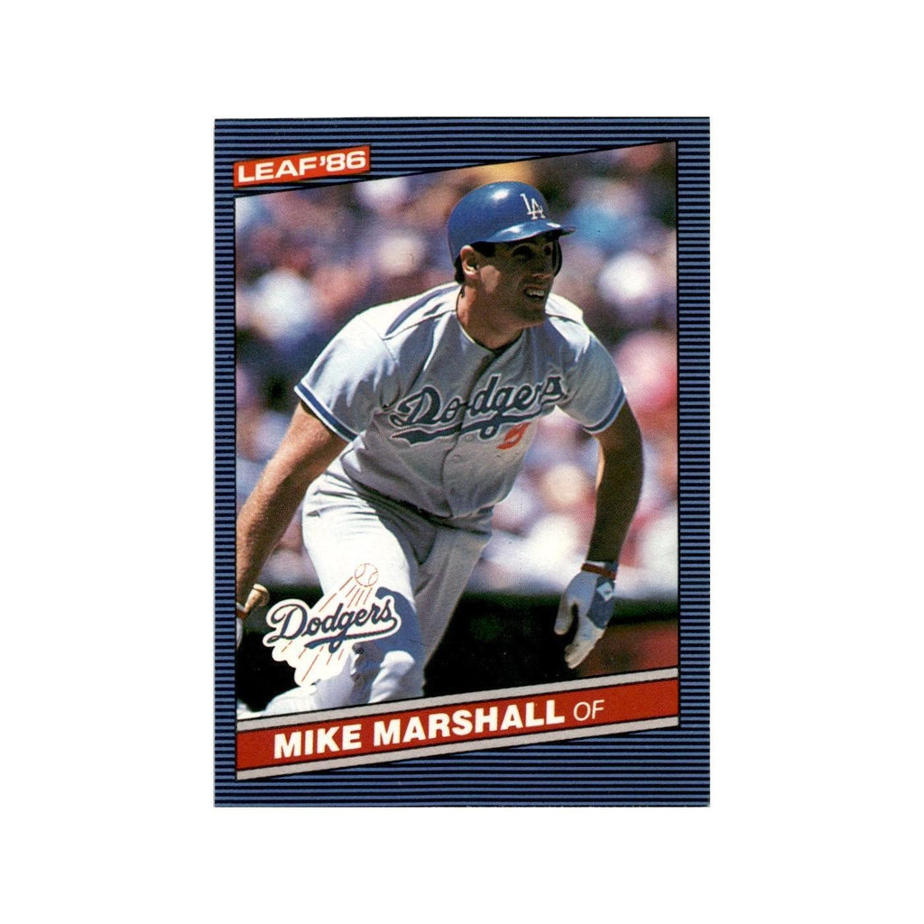 Mike Marshall 1986 Leaf #40 Los Angeles Dodgers Baseball Card NM
