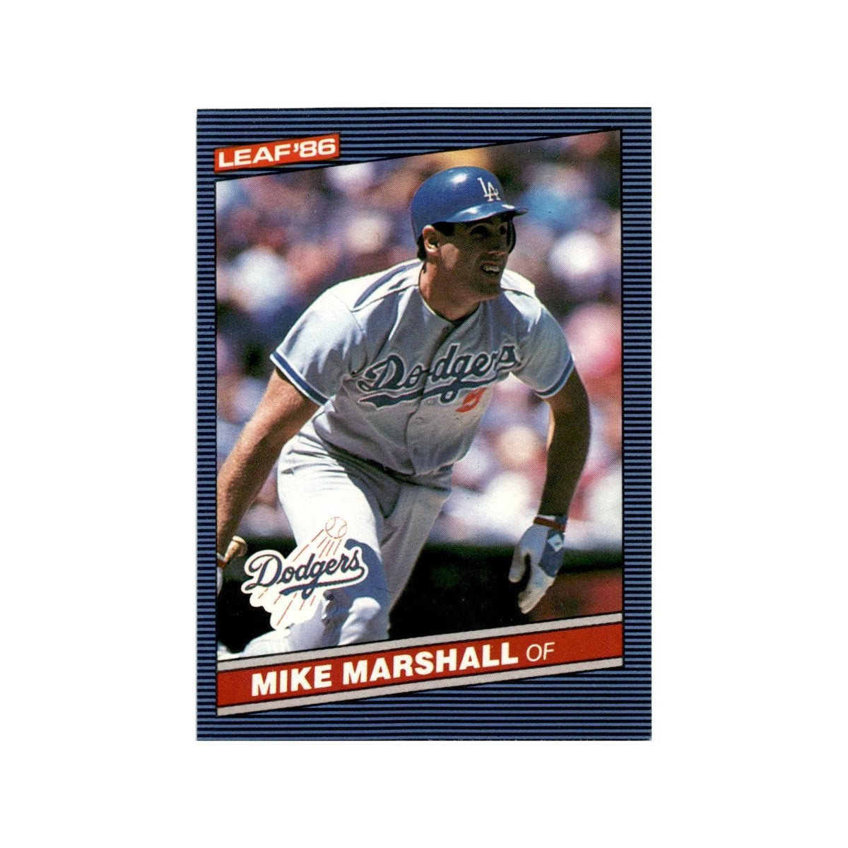 Mike Marshall 1986 Leaf #40 Los Angeles Dodgers Baseball Card NM