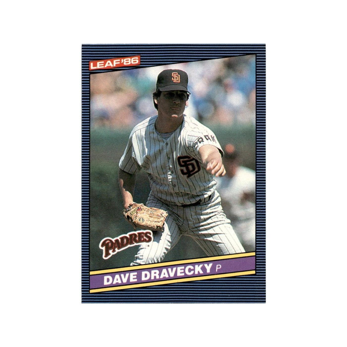 Dave Dravecky 1986 Leaf #92 San Diego Padres Baseball Card NM