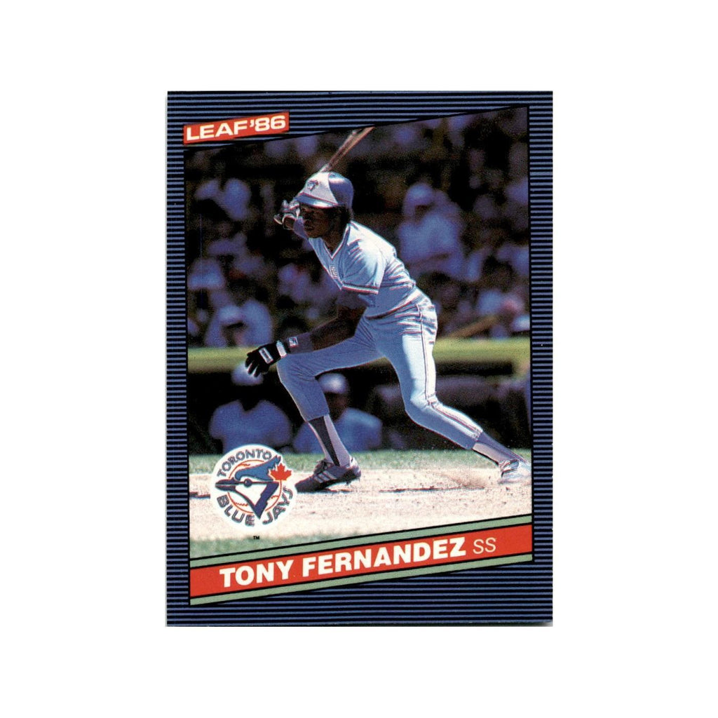 Tony Fernandez 1986 Leaf #45 Toronto Blue Jays Baseball Card NM