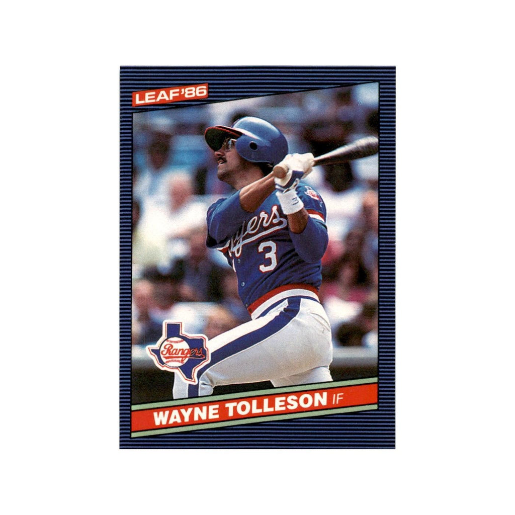 Wayne Tolleson 1986 Leaf #59 Texas Rangers Baseball Card NM