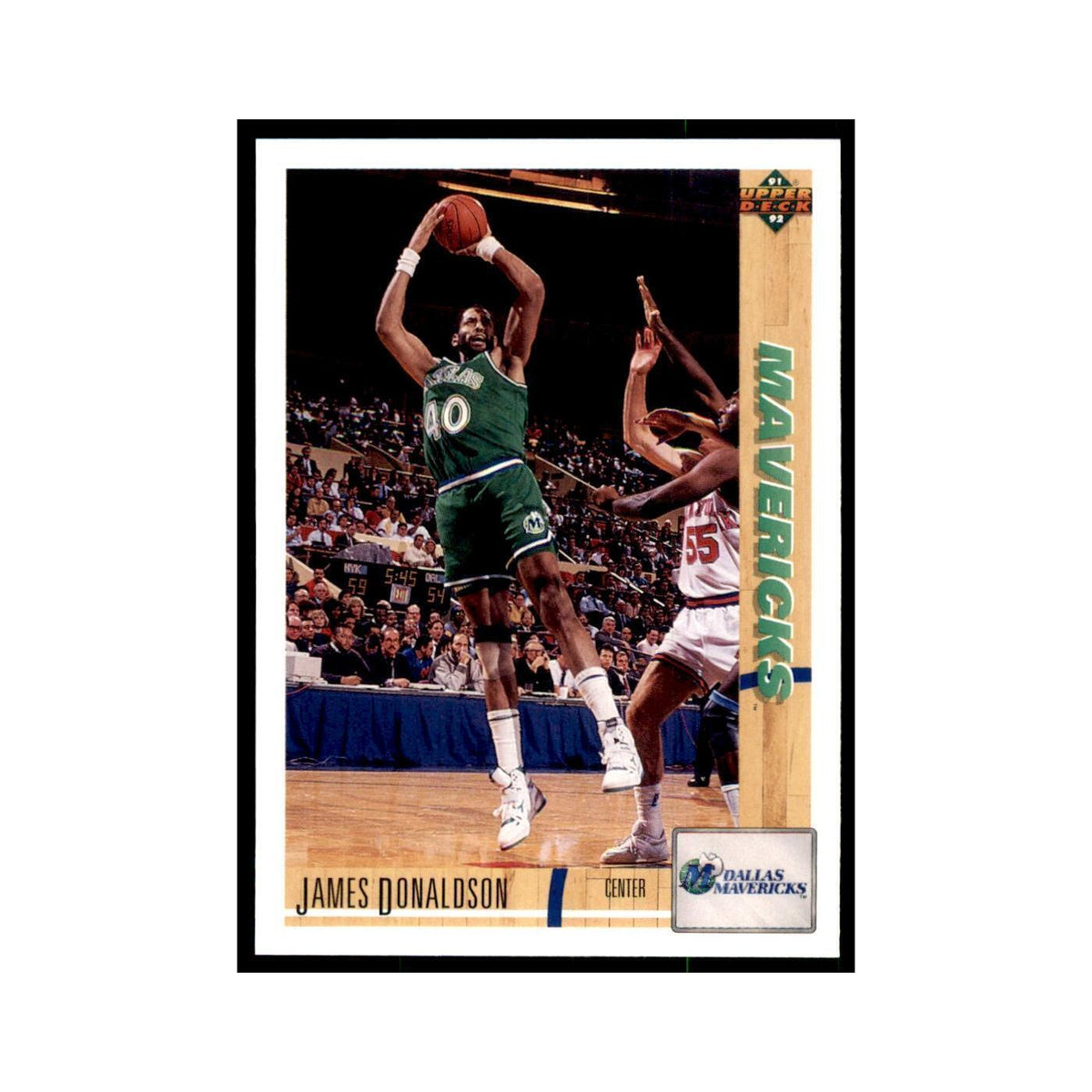 1991 Upper Deck James Donaldson Basketball Cards #124