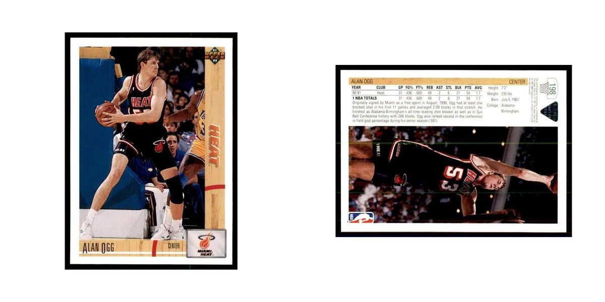 1991 Upper Deck Alan Ogg Basketball Cards #198