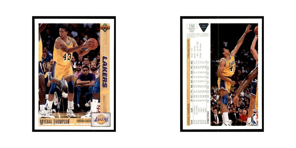 1991 Upper Deck Mychal Thompson Basketball Cards #150
