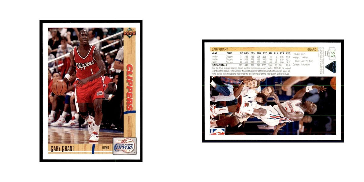 1991 Upper Deck Gary Grant Basketball Cards #195