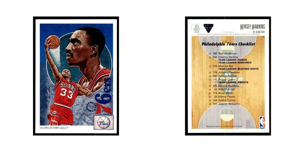 1991 Upper Deck Hersey Hawkins Basketball Cards #93
