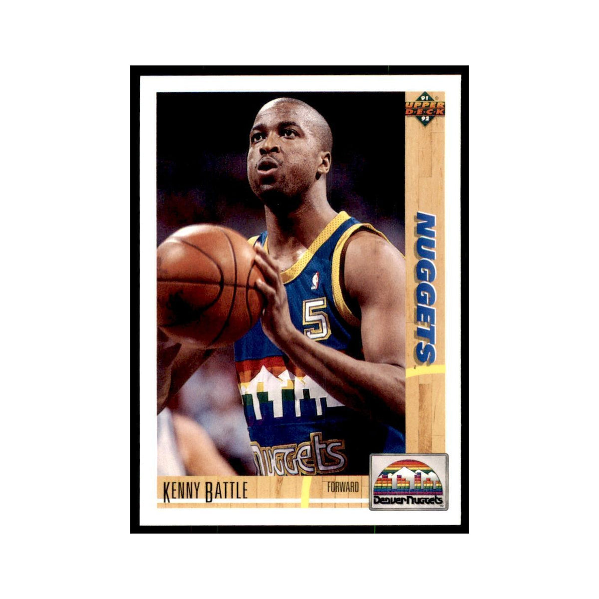 1991 Upper Deck Kenny Battle Basketball Cards #209