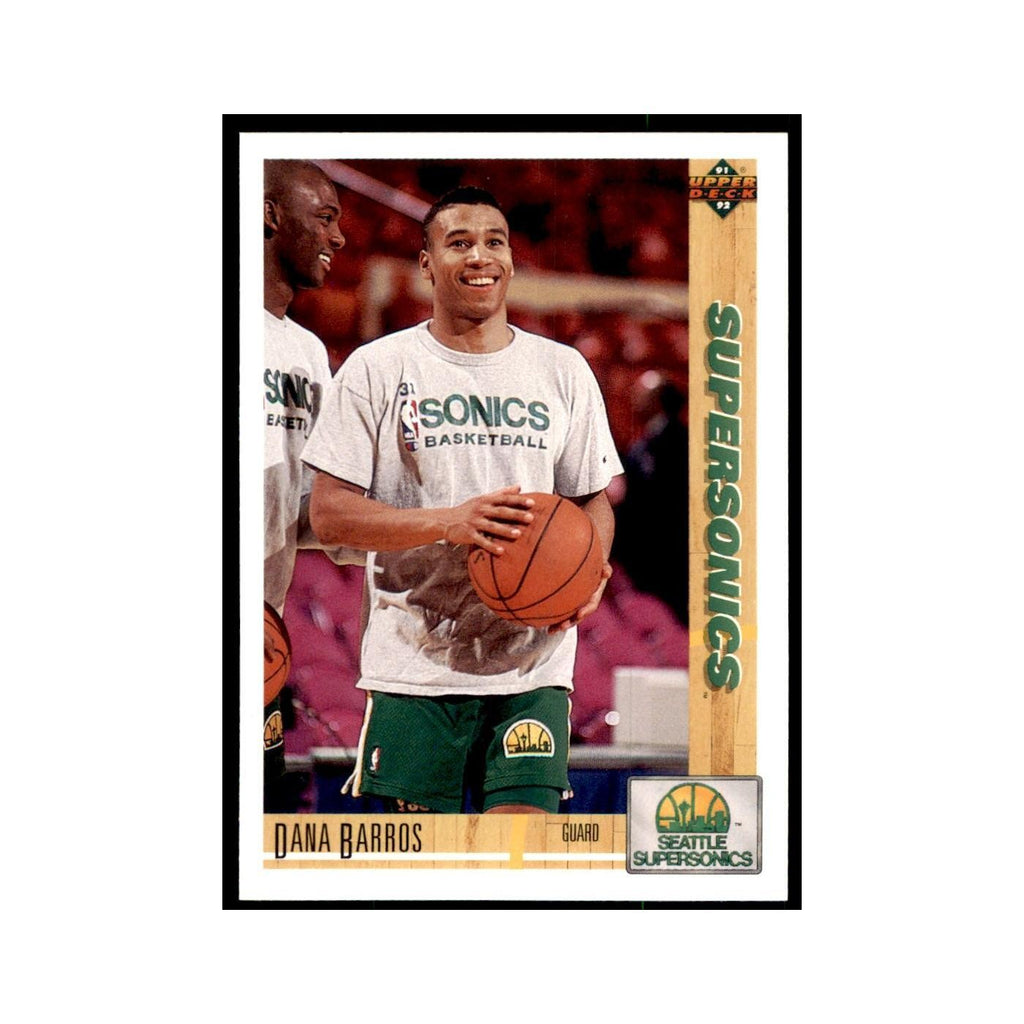 1991 Upper Deck Dana Barros Basketball Cards #102