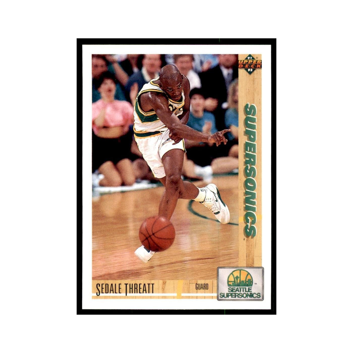 1991 Upper Deck Sedale Threatt Basketball Cards #110