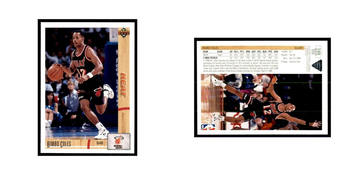 1991 Upper Deck Bimbo Coles Basketball Cards #149