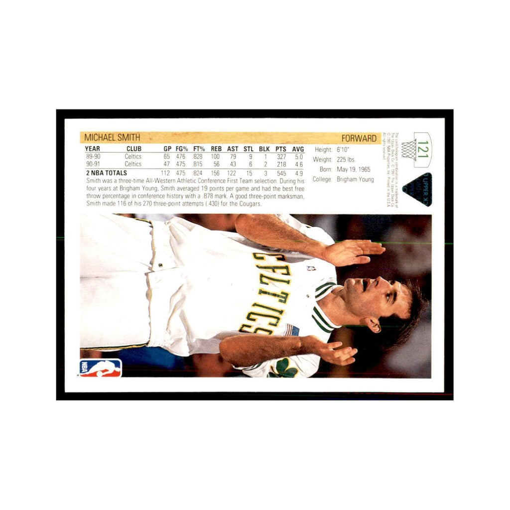 1991 Upper Deck Michael Smith Basketball Cards #121